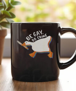 Vintage Be Gay Do Crime Washed Mug 20241