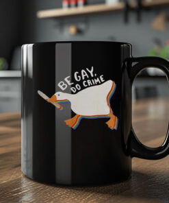 Vintage Be Gay Do Crime Washed Mug 20242