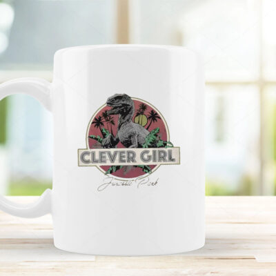 Vintage Clever Girl Movie Washed Mug 2024