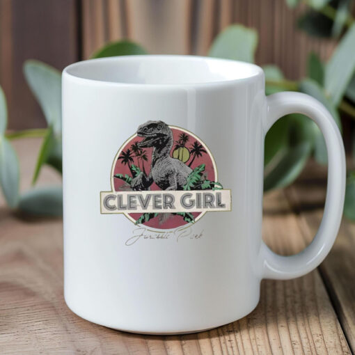 Vintage Clever Girl Movie Washed Mug 20241