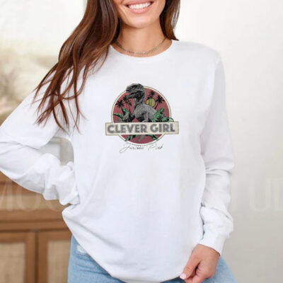 Vintage Clever Girl Movie Washed T-Shirt 20243