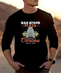 Vintage Nakatomi Plaza Christmas Party 1988 T-Shirt 2