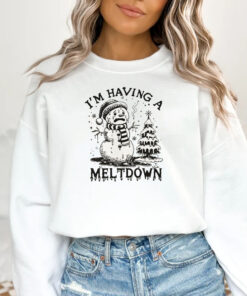 Vintage Snowman Meltdown T-Shirt 20241