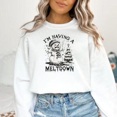 Vintage Snowman Meltdown T-Shirt 20241