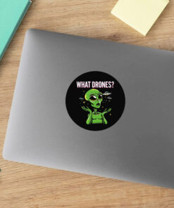 WHAT DRONES? Stickers