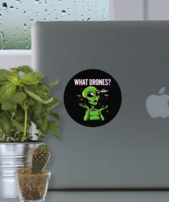 WHAT DRONES? Stickers