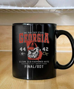 We Run This State Georgia 44-42 Georgia Tech Clean Old-Fashioned Hate Mug 2024