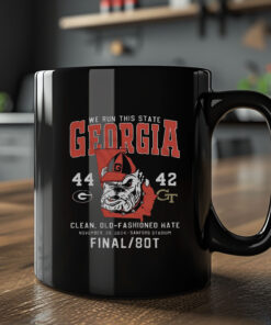 We Run This State Georgia 44-42 Georgia Tech Clean Old-Fashioned Hate Mug 20242