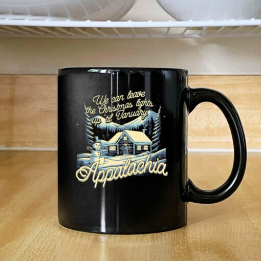 We can leave the lights up in Appalachia Mug 2024