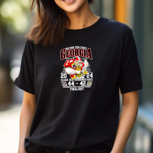 We run this State Georgia 20 24 Yellow Jackets mascot T-Shirt