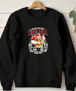 We run this State Georgia 20 24 Yellow Jackets mascot T-Shirt1