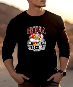 We run this State Georgia 20 24 Yellow Jackets mascot T-Shirt2