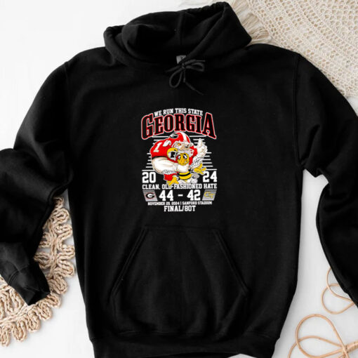 We run this State Georgia 20 24 Yellow Jackets mascot T-Shirt3