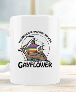 You Look Like Your Family Came Over On The Gayflower Mug Coffee