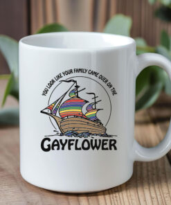 You Look Like Your Family Came Over On The Gayflower Mug Coffee