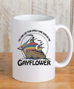 You Look Like Your Family Came Over On The Gayflower Mug Coffee