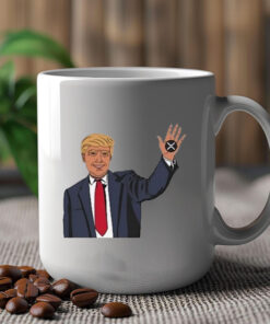 Zach Rector Wearing Trump Xrp Mug 2024