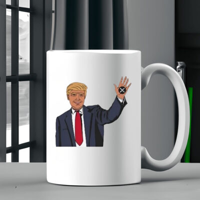 Zach Rector Wearing Trump Xrp Mug 20242