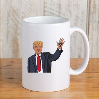 Zach Rector Wearing Trump Xrp Mug 202433