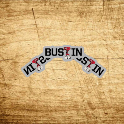 Bustin Lugs Stickers