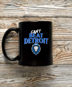 Can't Beat Detroit Grit Detroit Football 2025 Mug Coffee