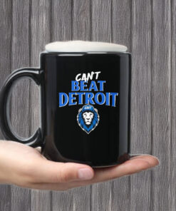 Can't Beat Detroit Grit Detroit Football 2025 Mug Coffee