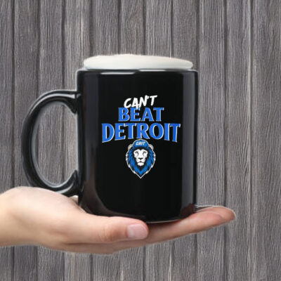 Can't Beat Detroit Grit Detroit Football 2025 Mug Coffee