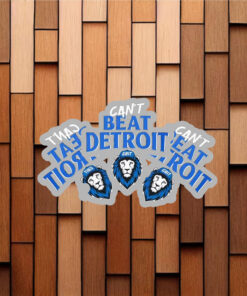 Can't Beat Detroit Grit Detroit Football 2025 Stickers