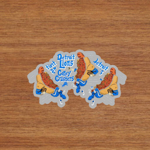 Detroit Lions Golley Crushers Stickers