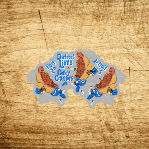 Detroit Lions Golley Crushers Stickers