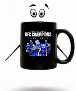 Detroit Lions NFC North Division Champions 2024-2025 Mug Coffee