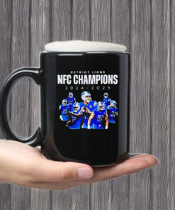 Detroit Lions NFC North Division Champions 2024-2025 Mug Coffee