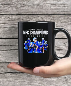 Detroit Lions NFC North Division Champions 2024-2025 Mug Coffee