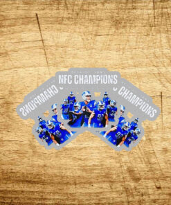 Detroit Lions NFC North Division Champions 2024-2025 Stickers