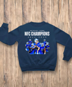 Detroit Lions NFC North Division Champions 2024-2025 T-shirts