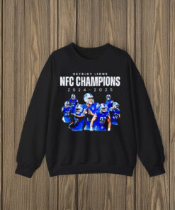 Detroit Lions NFC North Division Champions 2024-2025 T-shirts