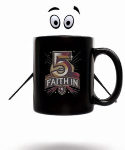 Faith In 5 Washington Commanders Jayden Daniels Mug Coffee