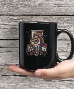 Faith In 5 Washington Commanders Jayden Daniels Mug Coffee