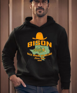 North Dakota State Bison Football 2024 NCAA Division back where we belong T-shirts