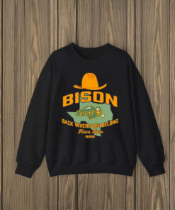 North Dakota State Bison Football 2024 NCAA Division back where we belong T-shirts