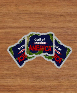 The Blank Spot Gulf Of America Stickers